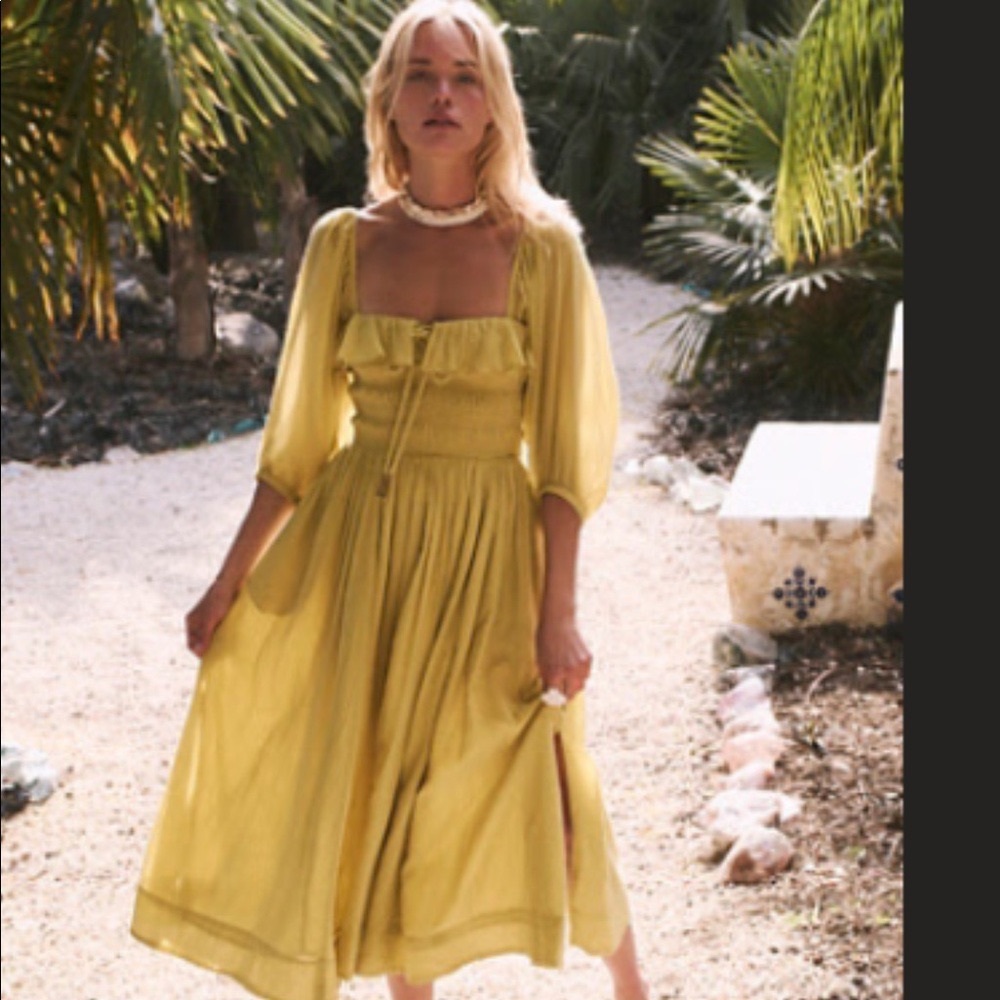Free people oasis midi dress
